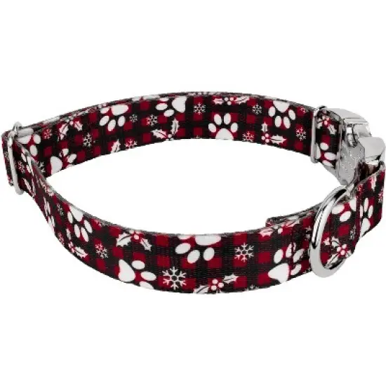 Country Brook Petz Premium Christmas Plaid Dog Collar image {2}