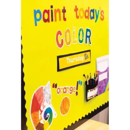 Carson Dellosa Education 4in World of Eric Carle Colorful Tissue Paper Combo Pack Bulletin Board Letters (219 pieces) image {4}