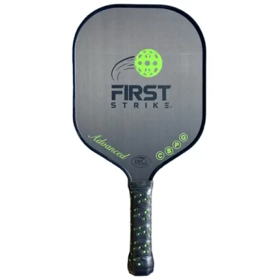 First Strike Pickleball: Advanced Pickleball Paddle - 16 x 8 x 0.5", Polymer Core, Carbon Fiber Surface, Advanced Edge Guard, 4" Grip image {6}