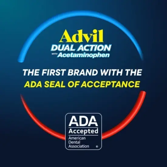 Advil Dual Action 50x2 Caplets Dispenser - Acetaminophen (NSAID) - 50ct image {11}