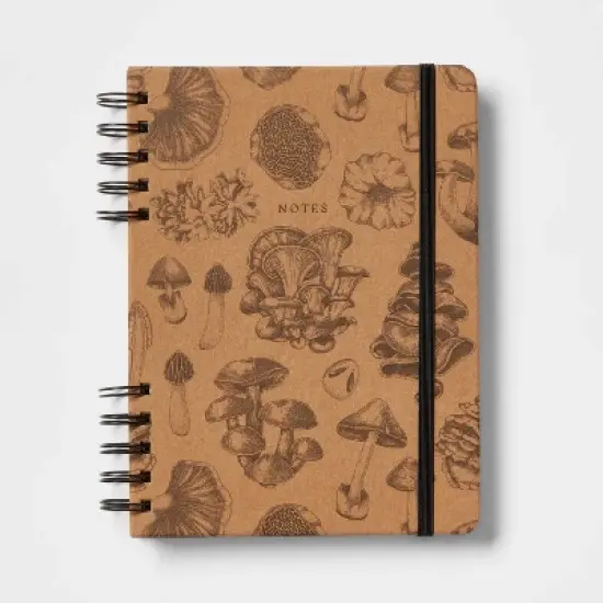 6"x8" Ez Grip Spiral Mushrooms Notebook - up&up&trade; image {4}