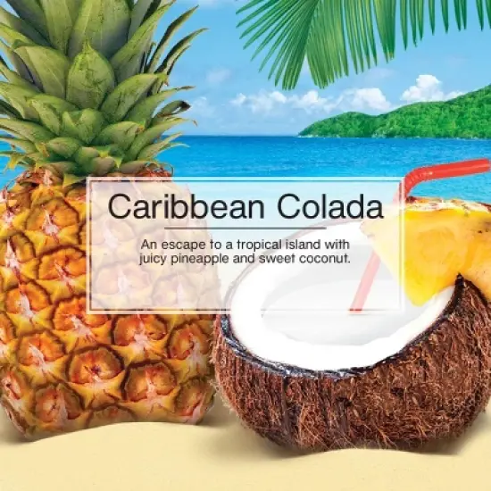 Little Trees Vent Wrap Caribbean Colada 4pk Air Freshener image {3}