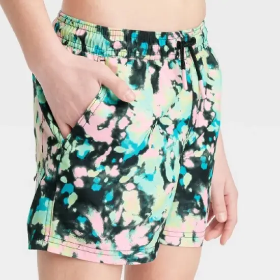 Boys' Ground Pastel Tie-Dye Swim Trunks - art class&trade; image {1}
