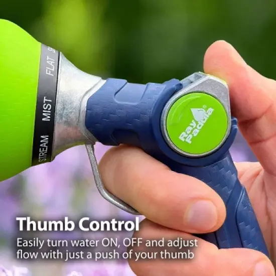 Ray Padula Metal Thumb Control 8-Pat Nozzle with Loop: EZGrip, Leakproof & Weatherproof image {4}