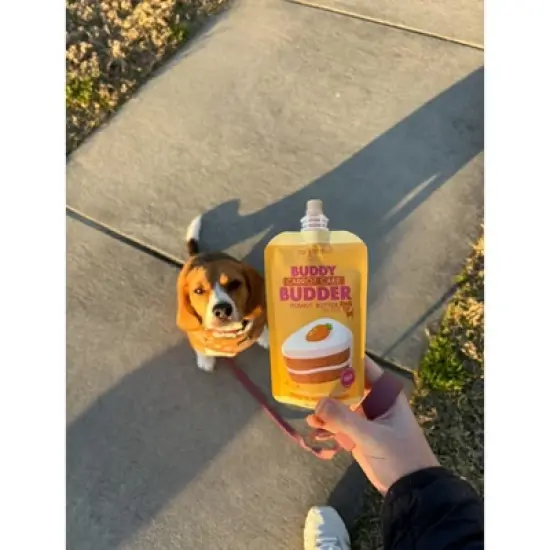 6 pack Mixed Flavor Squeeze Pack Buddy Budder (4oz) image {4}