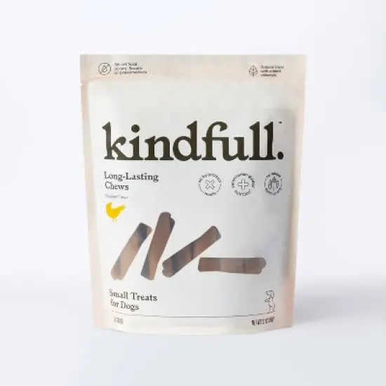 Long Lasting Chews Chicken Dog Treats - Small/Medium - 21oz - Kindfull&trade; image {3}