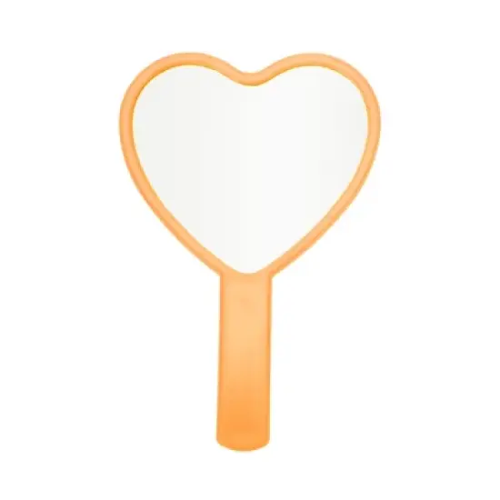 Unique Bargains Heart-shaped Handheld Mirror 1 Pc image {9}