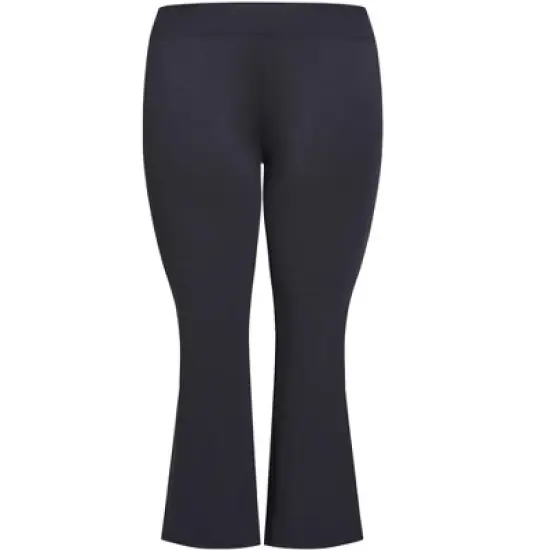 Women's Plus Size Pima Bootleg Legging Navy - average | AVE LEISURE image {2}