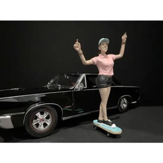 Skateboarder Figurine IV for 1/24 Scale Models by American Diorama image {1}