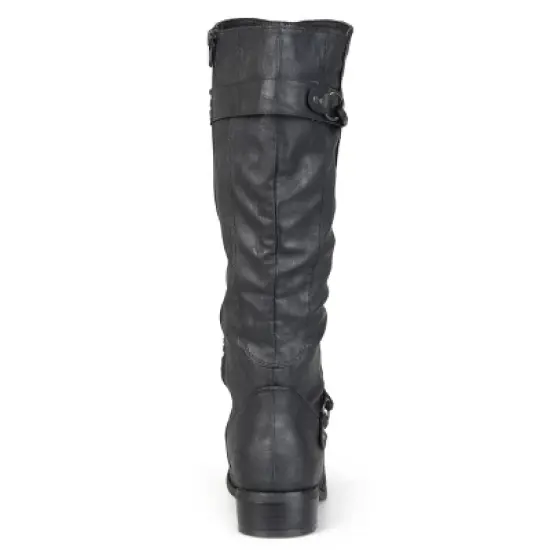Journee Collection Wide Calf Women's Harley Boot image {2}
