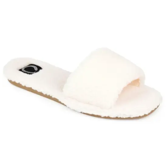 Journee Collection Women's Faux Fur Sunlight Slipper image {9}