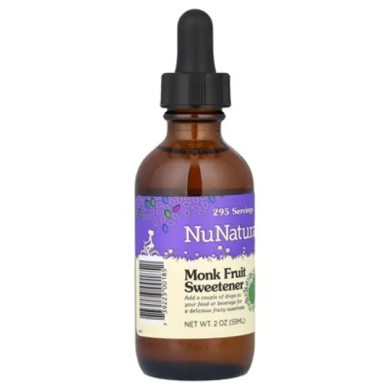 NuNaturals Monk Fruit Sweetener, 2 oz (59 ml) image {3}