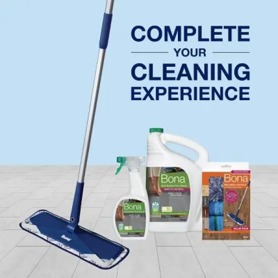 Bona Cleaning Products Multi-Surface Cleaner Spray + Mop All Purpose Floor Cleaner - Unscented image {6}