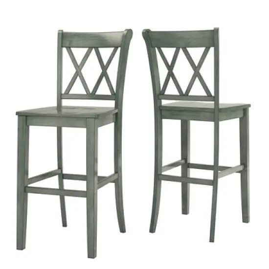 Set of 2 29" South Hill Double X Back Barstools - Inspire Q image {11}