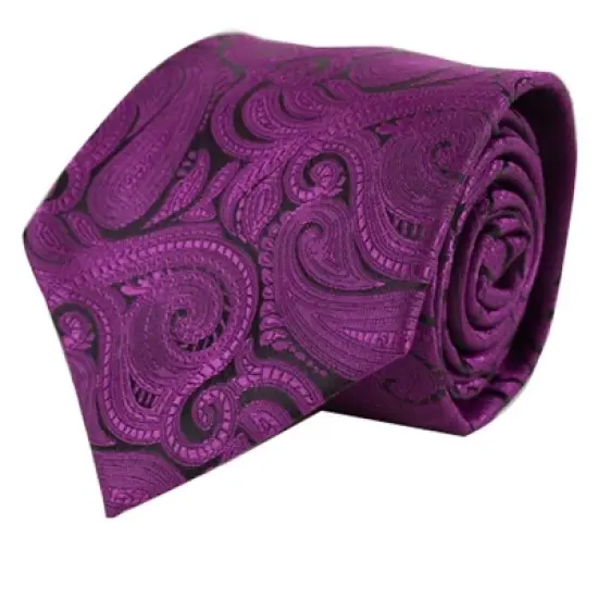 Men's Paisley Microfiber Woven Wedding Neckties image {15}