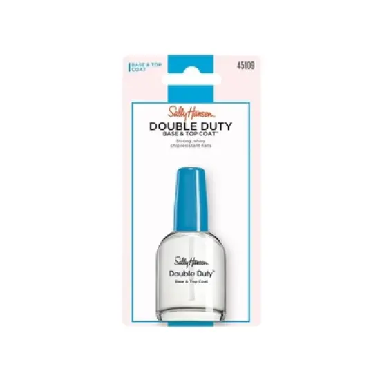 Sally Hansen Nail Treatment  45109 Double Duty Base & Top Coat - 0.45 fl oz image {1}