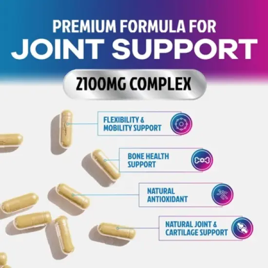 Glucosamine Chondroitin MSM Triple Strength Turmeric Joint Support 2100mg - 60 Capsules;120 Capsules;180 Capsules;240 Capsules image {4}