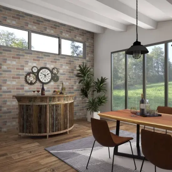 Rustic Wood Bar Brown - Olivia & May image {16}