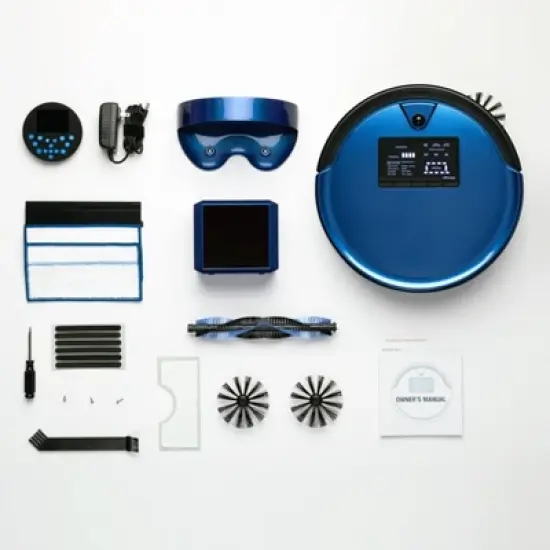 bObsweep PetHair Plus Robot Vacuum Cleaner and Mop - Blue image {8}