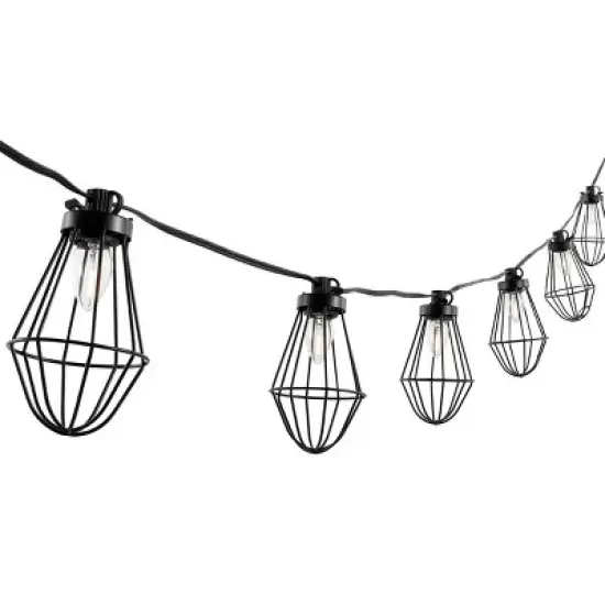 Ellina 10 Light LED 120" Outdoor String Ligh - PLT4054 - Safavieh image {2}