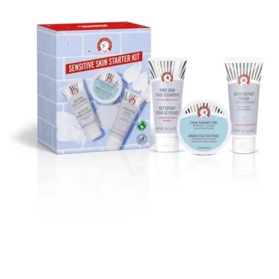FIRST AID BEAUTY Women's Sensitive Skin Starter Kit, Cleanse, Exfoliate and Hydrate - 3pc - Ulta Beauty image {8}
