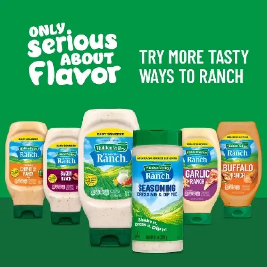 Hidden Valley Original Ranch Salad Dressing & Topping - Gluten Free - 24fl oz image {9}