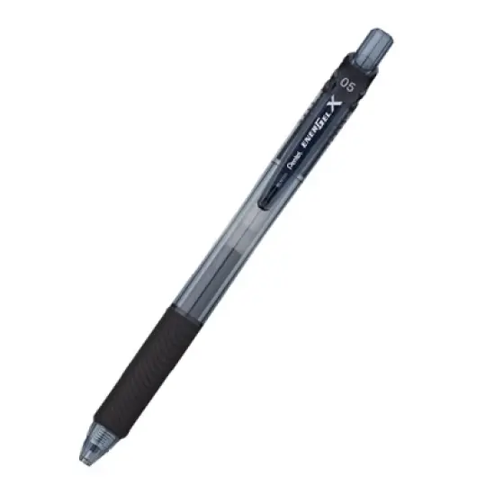 Pentel&reg; EnerGel-X Retractable Liquid Gel Pen, (0.5mm) Needle Tip, Fine Line, Assorted Ink, 8-Pack image {1}