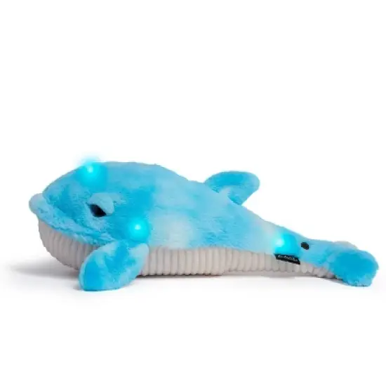 FAO Schwarz 17" Glow Brights LED with Sound Whale Toy Plush image {4}