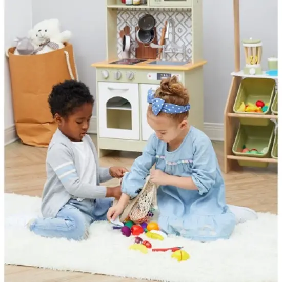 Teamson Kids Little Chef Frankfurt 21-pc. Wooden Play Kitchen Produce Bag Set image {6}