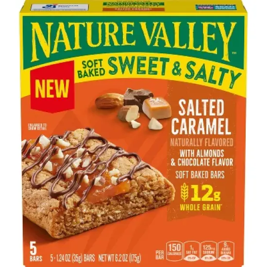Nature Valley Soft Baked Sweet and Salty Salted Caramels - 5ct image {1}