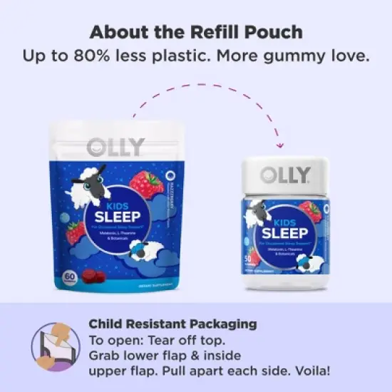 OLLY Kids Sleep Multivitamins Gummies - 60ct image {4}