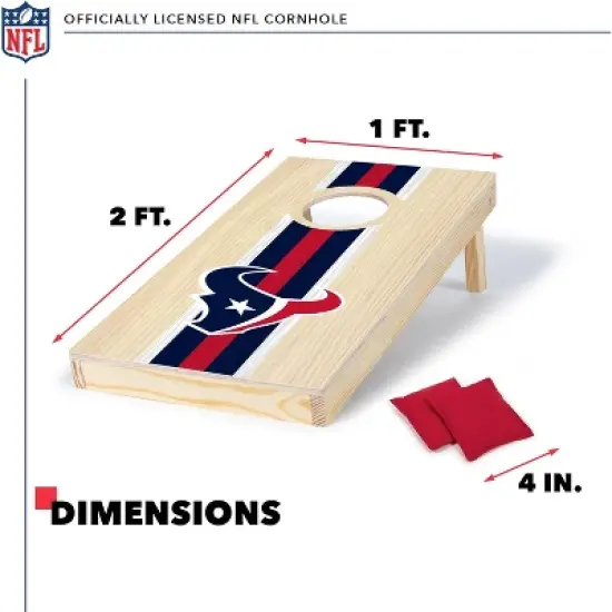 NFL Houston Texans 1'x2' Wood Cornhole Set image {4}