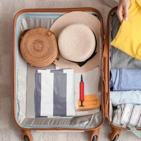 Unique Bargains Stripe Pool Hammock Lounger 1 Set image {5}