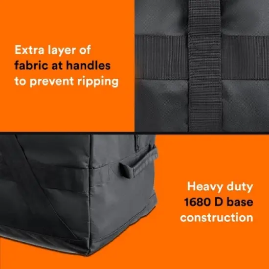 106L  Heavy Duty Extra Large Duffle with Upgrade Zipper, Durable and Water Resistant image {2}
