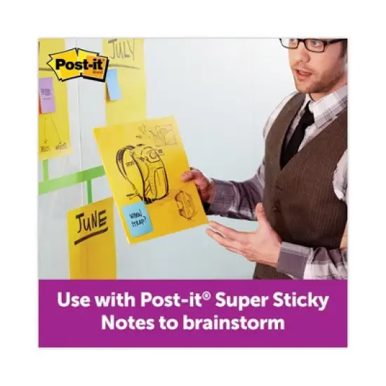 Post-it Notes Super Sticky Big Notes, Unruled, 11 x 11, Green, 30 Sheets image {5}