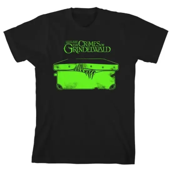 Fantastic Beasts Crimes of Grindelwald Box Creature Boy's Black T-shirt Toddler Boy to Youth Boy image {3}