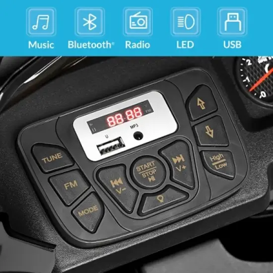 Kidzone 12V Kids Electric Licensed Chevrolet Ride On image {3}