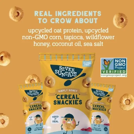 Seven Sundays Simply Honey Gluten Free Cereal Snackies - 6oz/6ct image {1}