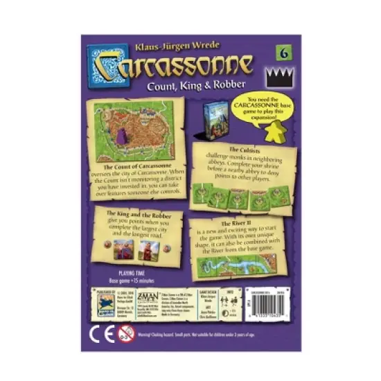 Zman Carcassonne Expansion 6 Ct, King & Robber image {2}