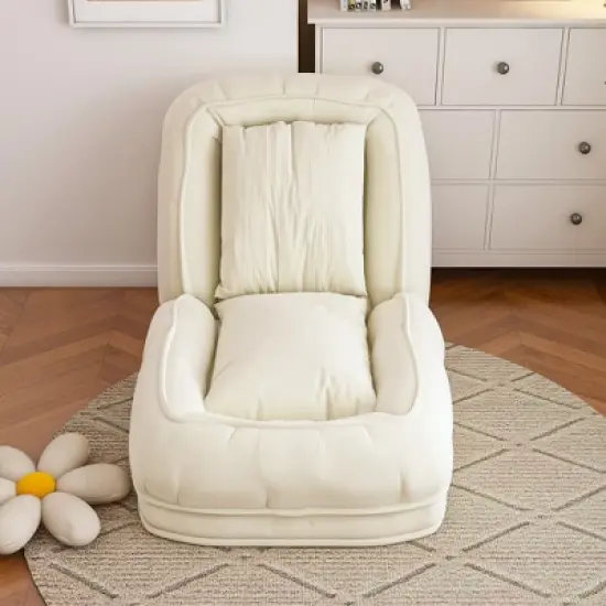 KTMBDW Human Dog Bed for Adults and Pets, Foldable Lazy Sofa Bed with 5 Adjustable Position, Includes 2 Soft Pillows for Bedroom, Living Room image {1}