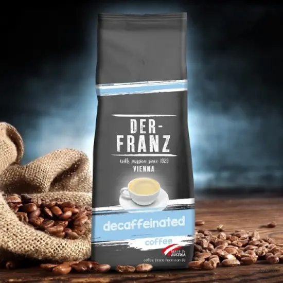 Der Franz Decaffeinated Ground Coffee 17.6oz / 500g image {1}