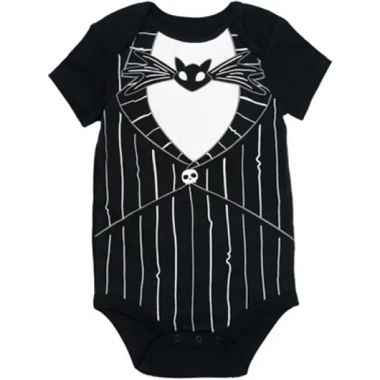 Disney Nightmare Before Christmas Jack Skellington Sally 5 Pack Bodysuits Multi  image {4}