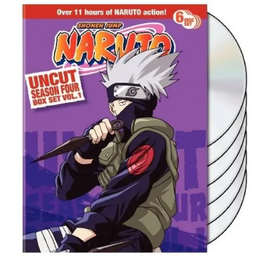 Naruto Uncut: Season 4 Volume 1 Box Set (DVD) image {1}