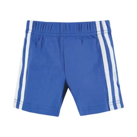 Hudson Baby Boy Shorts Bottoms 4-Pack, Blue image {2}