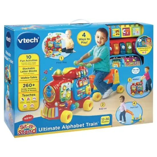 VTech Sit-to-Stand Ultimate Alphabet Train image {6}
