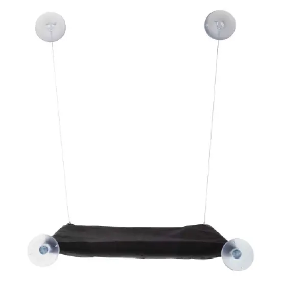 PETMAKER Cat Window Perch for Large Cats, Black image {12}