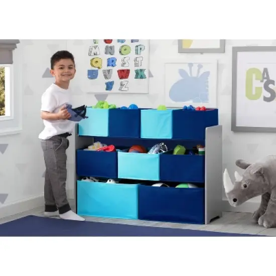 9 Bin Deluxe Toy Organizer - Delta Children image {1}