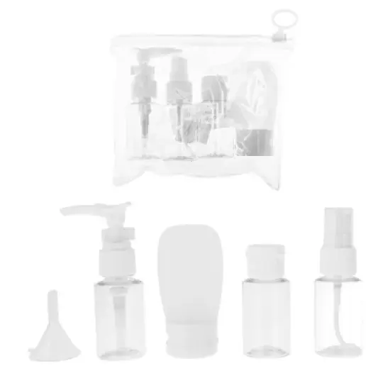 Unique Bargains Reusable Travel Accessories Bag Set 5 Pcs image {12}