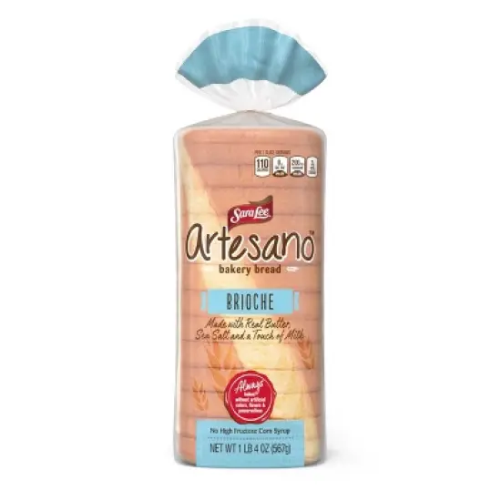 Sara Lee Artesano Brioche Bread - 20oz image {9}