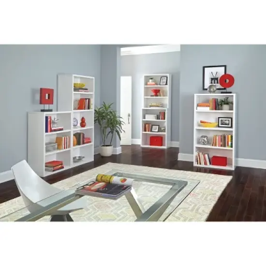 58" 4 Shelf Bookshelf White - ClosetMaid image {2}